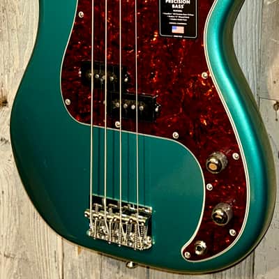 NEW Fender American Professional Classic Precision Bass - Faded Sherwood Green Metallic, In Stock, Ships Fast! image 5