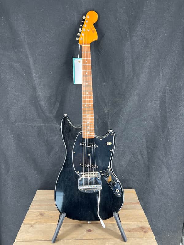 Von K Guitars Todd Rundgren Tribute Mustang Style Black Nitro Lacquer image 1