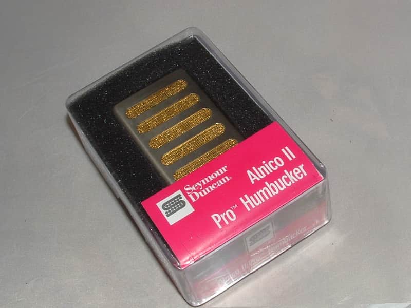 Seymour Duncan APH-1n Alnico II Pro Humbucker Neck (Gold Mesh Cover)  New with Warranty image 1