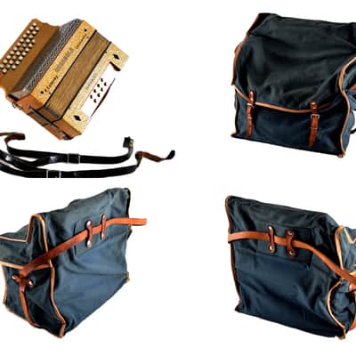 Rare Diatonic Button Accordion Hohner Organola by F. Coderay Lausanne, Switzerland+Original Case&Straps~Squeezebox-C System-powerful voice image 21