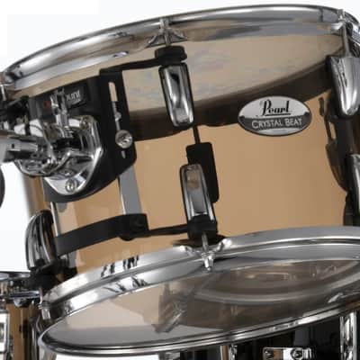 Pearl Crystal Beat Limited Edition Liquid Smoke 12x8" Rack Tom Tom Drum Acrylic | CRB1208T/C755 | NEW | Authorized Dealer image 1