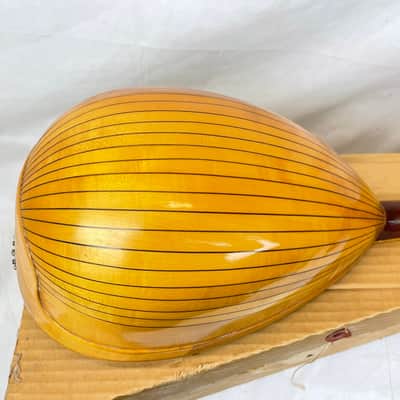 Vintage 1966 Suzuki Japan Neapolitan Bowl Back Model 223 Mandolin and Box image 5