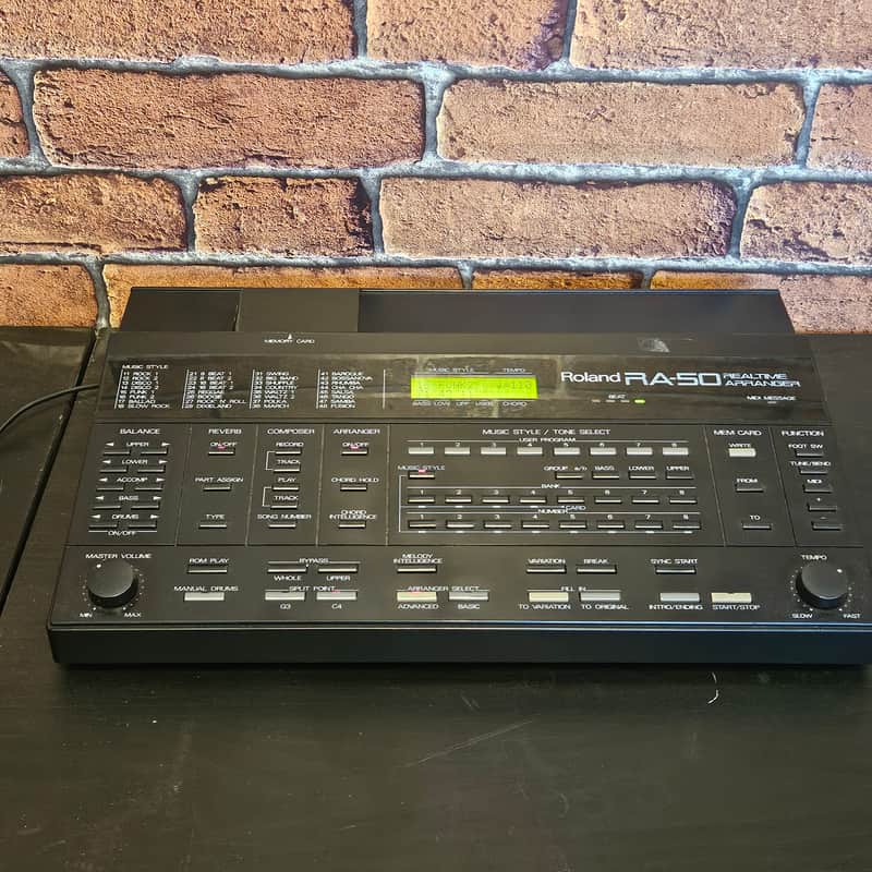 Roland RA-50 Real Time Arranger 1980s - Black image 1