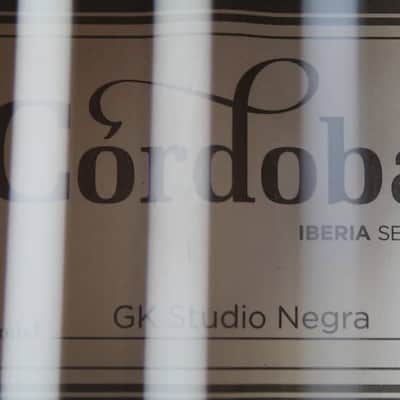 Brand New Cordoba Iberia Series GK Studio Acoustic/Electric Flamenco Negra Guitar image 7