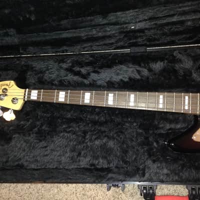 Fender American Standard Jaguar Bass 2015 3 Color Sunburst image 3