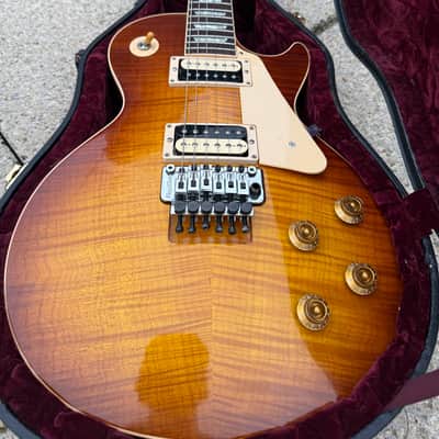 Gibson Custom Shop Les Paul Axcess Standard with Floyd Rose 2008 - Iced Tea Flame image 6