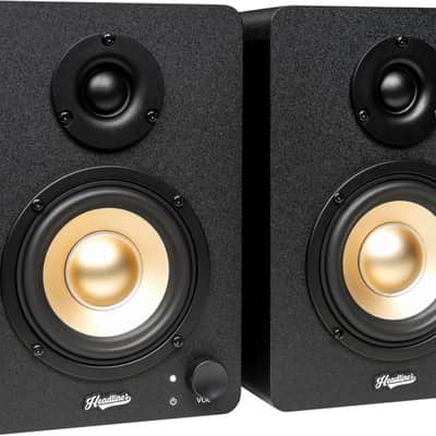 Headliner HD3 3.5" Powered Studio Monitor Pair, Black image 1