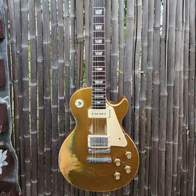 Vintage Gibson Les Paul Deluxe 1971 Goldtop Snatch Standard Coversion Road Warrior image 3