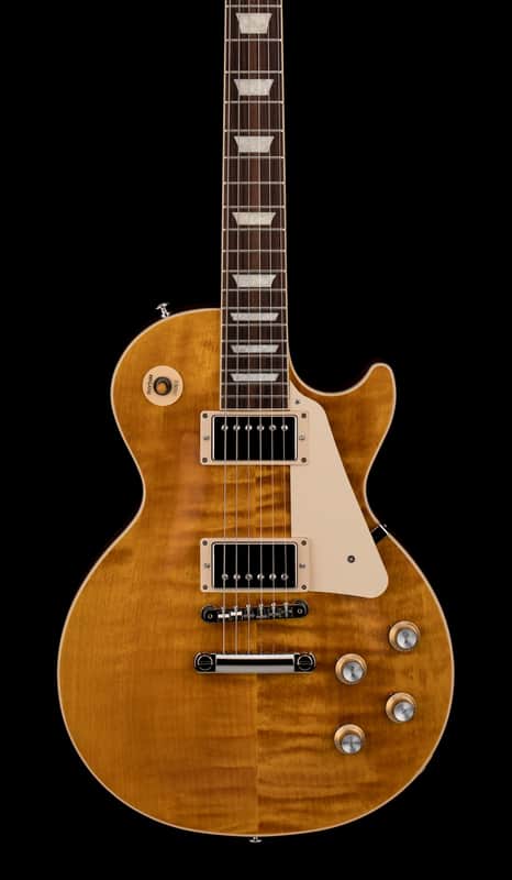 Gibson Les Paul Standard 60s Figured Top - Honey Amber #60309 image 1