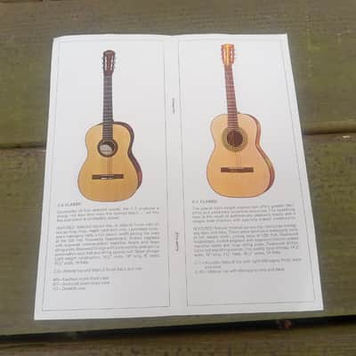Vintage 1970 Gibson Classic Models (Classical Guitar) Pamphlet Catalog! Original Case Candy, Paperwork! image 3