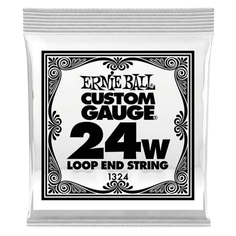 .024 Loop End Stainless Steel Wound Over Tin Plated Steel Core; Bright Crisp Tone + Longevity, Custom Gauge for Banjo, Mandolin, Dulcimer Guitar, etc. image 1