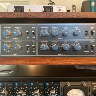 AMS Neve 33609/N Discrete Stereo Limiter / Compressor 2010s - Blue image 2