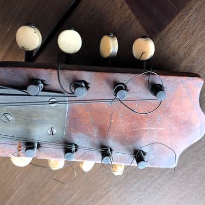 Antique Mandolin pre-1900 Brass Tuners, Bridge & Tailpiece Lot image 19