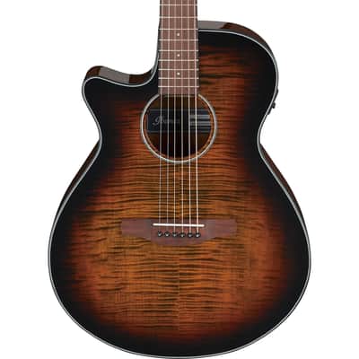 Ibanez AEG79L Acoustic-Electric Guitar, Left-Handed, Tiger Burst image 1