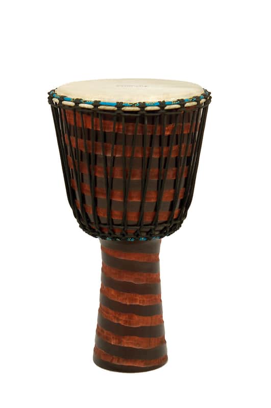 Tycoon 12" Hand-Carved African Djembe - T2 Finish image 1