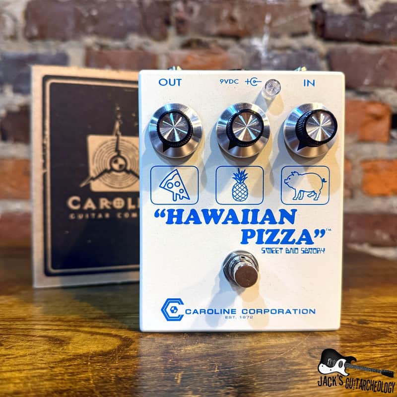 Caroline Guitar Company Hawaiian Pizza Sweet and Savory *NEW* (2025 - White) image 1