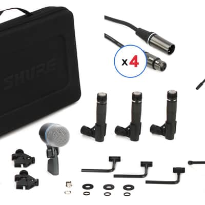 Shure DMK57-52 Drum Microphone Bundle with Stands and Cables image 1