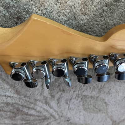 Vintage 1988 Fender Stratocaster Black MIJ Japan image 8