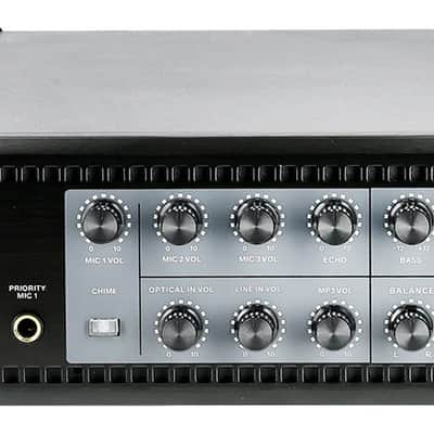 Rockville RCS2-320-6 320 Watt 6 Zone Stereo 70v Commercial Amplifier/Bluetooth image 1