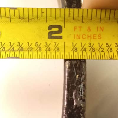 Pearl 18" x1 9/16"x5/16"Bass Drum Rim/Hoop Vintage 80s Wood Black Paint image 10