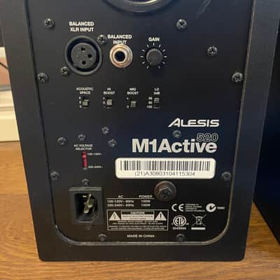 Alesis M1Active 520 5" Powered Studio Monitors (Pair) 2010s - Black image 5