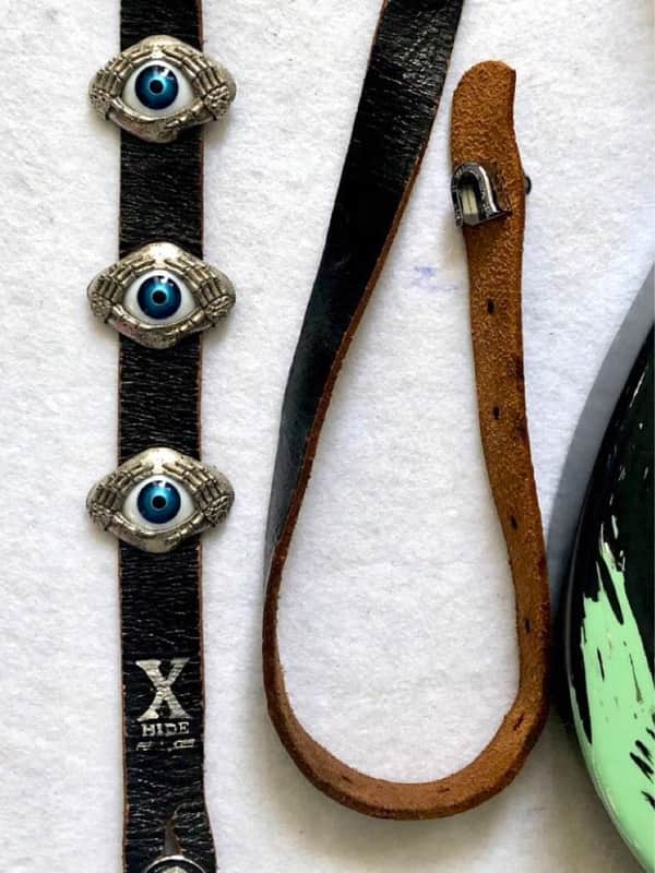 hide FERNANDES MG-115 CGR SKULLストラップ set hide FERNANDES MG