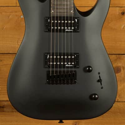 Jackson JS Series Dinky Arch Top JS22-7 DKA HT - Amaranth - Satin Black - 7-String image 1