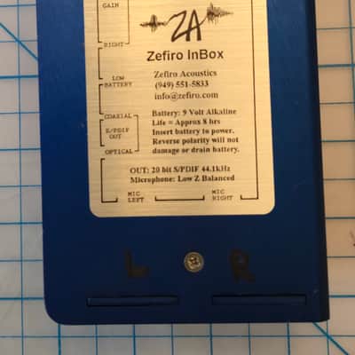 DENECKE - Rare Zefiro Acoustics Inbox - Portable Mic Preamp with 2 ch A/D Converter image 2