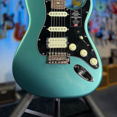 Fender American Professional Classic Stratocaster HSS Electric Guitar - Faded Sherwood Green Metallic GET PLEK'D! 186 image 6