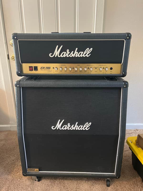 Marshall JCM 2000 DSL 50 Dual Super Lead 2-Channel 50-Watt Guitar Amp Head 2000s - Black image 1