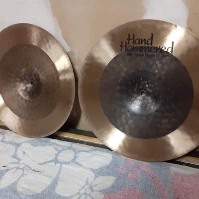 Sabian 14" HH Hand Hammered Duo Hi-Hat Cymbals (Pair) 2002 - 2003 - Natural image 15