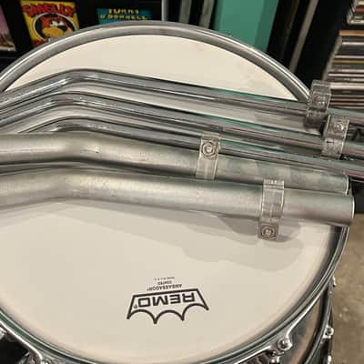 Rogers Big R 13, 16, 22 Londoner 70s black drum set image 3