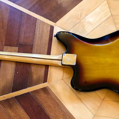 Squier by Fender Vintage Modified Jaguar Electric Guitar, Sunburst image 10