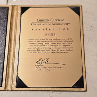Gibson #1 of 500 50th Anniversary 1960 Les Paul Version 2 image 18
