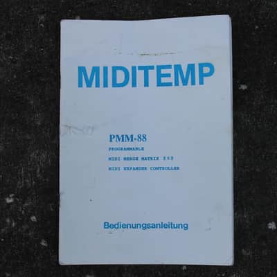 Miditemp PMM-88 programable Midi Merge/Routing Matrix 8x8 image 10