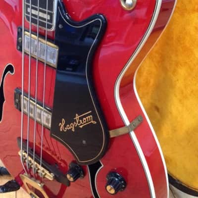 Hagstrom Concord II Deluxe 1968 Candy Apple Red image 4
