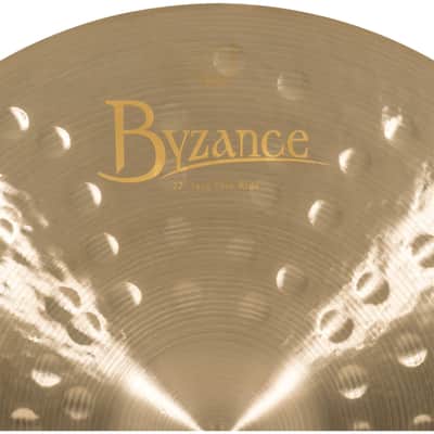 Meinl Byzance Thin Ride 22" B22JTR, Jazz Finish - Ride Cymbal image 2
