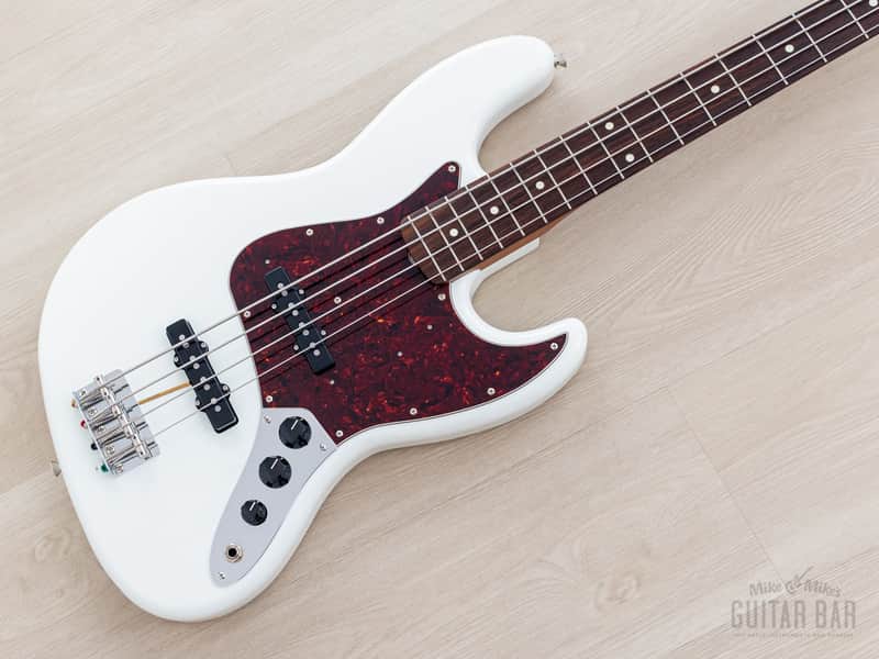 2021 Fender Traditional II ‘60s Jazz Bass FSR Olympic White w/ Roasted Maple Neck, Japan MIJ image 1