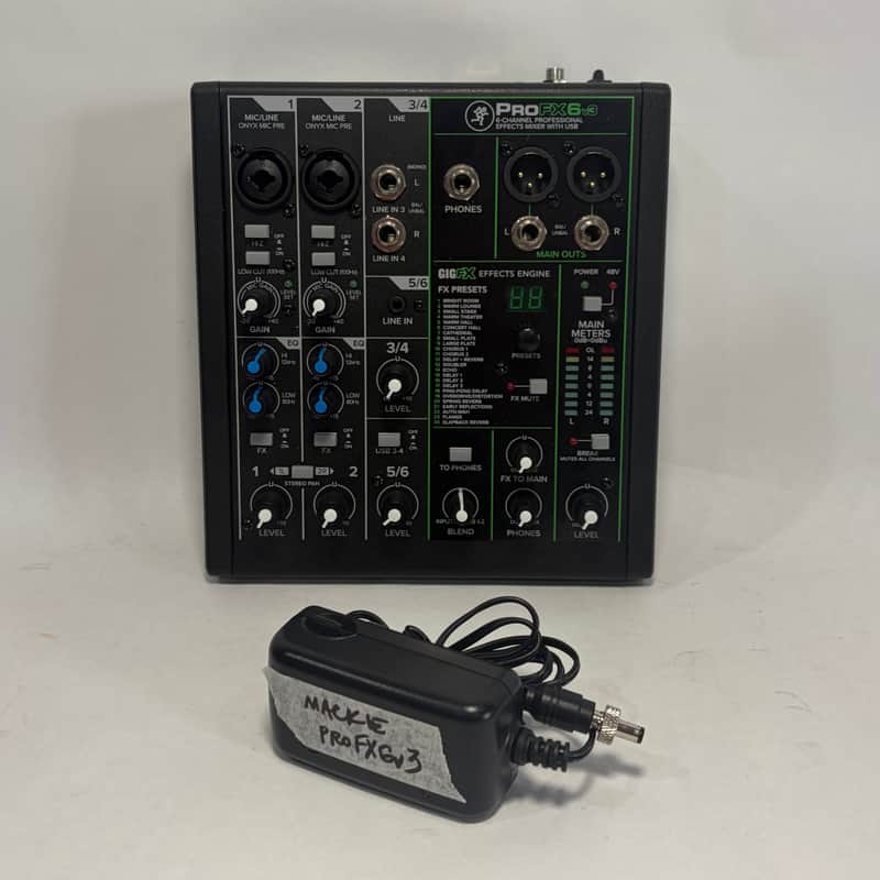 Mackie ProFX6v3 6-Channel Effects Mixer image 1