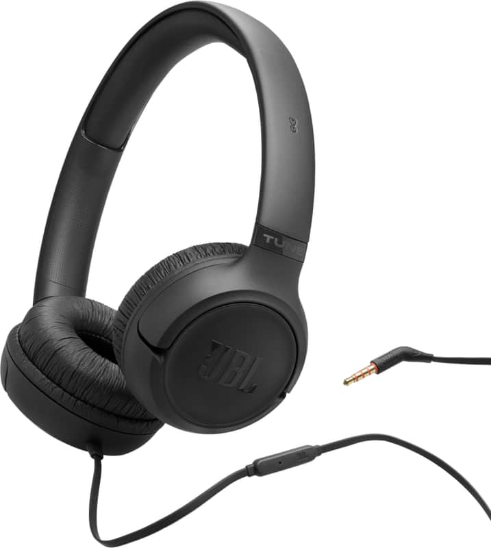 JBL Tune 530 Wired Headphones - Black image 1