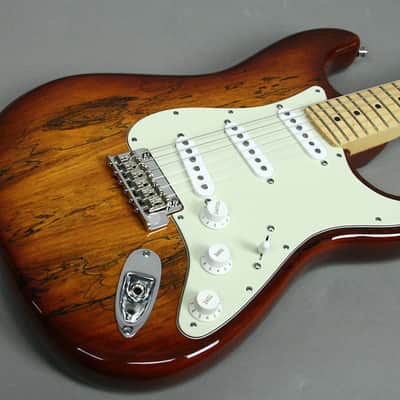 2015 Fender American Select Stratocaster Electric Guitar RARE Splated Maple OHSC image 9