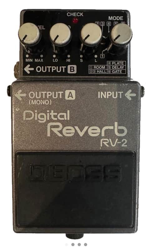 Boss RV-2 Digital Reverb Effects Pedal | Vintage | Made in Japan image 1