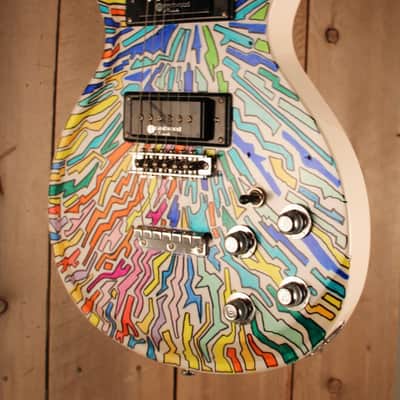 Eastwood  Sidejack  Bluesbender Custom art guitar -  Mosrite Tribute image 8