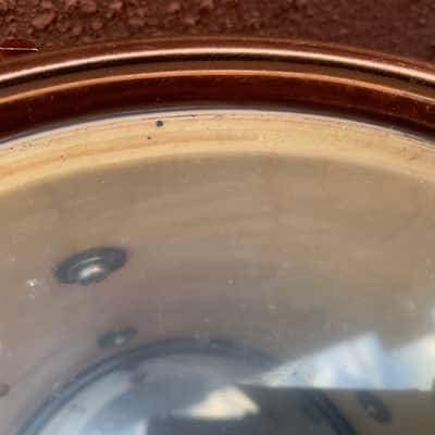 Sonor Vintage Hilite Classic Copper series  1990 Red stain wood with copper hoops image 10