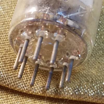 Amperex Matched Pair (2) 6DJ8 tNOS AT1000 TESTED Vacuum Tubes Heerlen Small Halo Getter rare Treble Clef Bugle Boy T4TCbb ECC88 dual triode 1960-1966 image 17