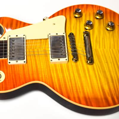 Gibson Custom 60th Anniversary 1960 Les Paul Standard V2 VOS 2020 Orange Sunset Fade image 3