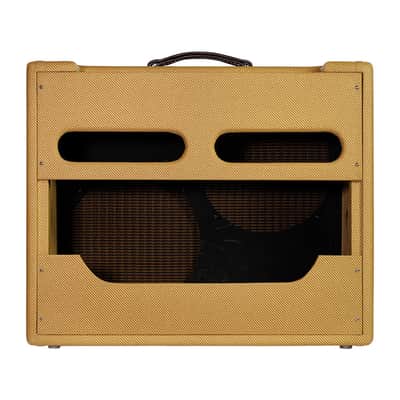 Mojotone Fender Tweed Bandmaster 3x10 Combo Guitar Amp Cabinet With Lacquered Tweed Finish image 2