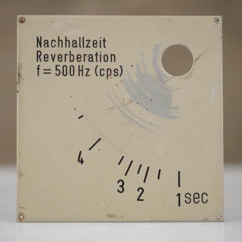 EMT 140 Plate Reverb Dampener Motor Timing Indicator Plate #55764 image 1