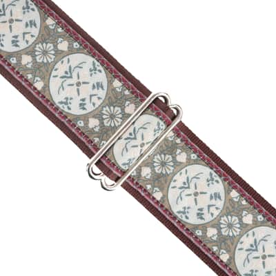 Souldier 2" Guitar Strap - "Medallion" Maroon image 2