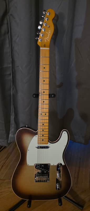 Fender Fender American Ultra Telecaster Mocha Burst with Maple Neck and Hardshell Case 2024 - Mocha Burst